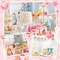 24 Sets Baby Shower Favors for Guests Glass Baby Shower Bottles 100 ml Milk Jar with Ribbons and Stickers Decorations